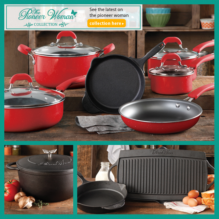 pioneer woman cookware set at walmart